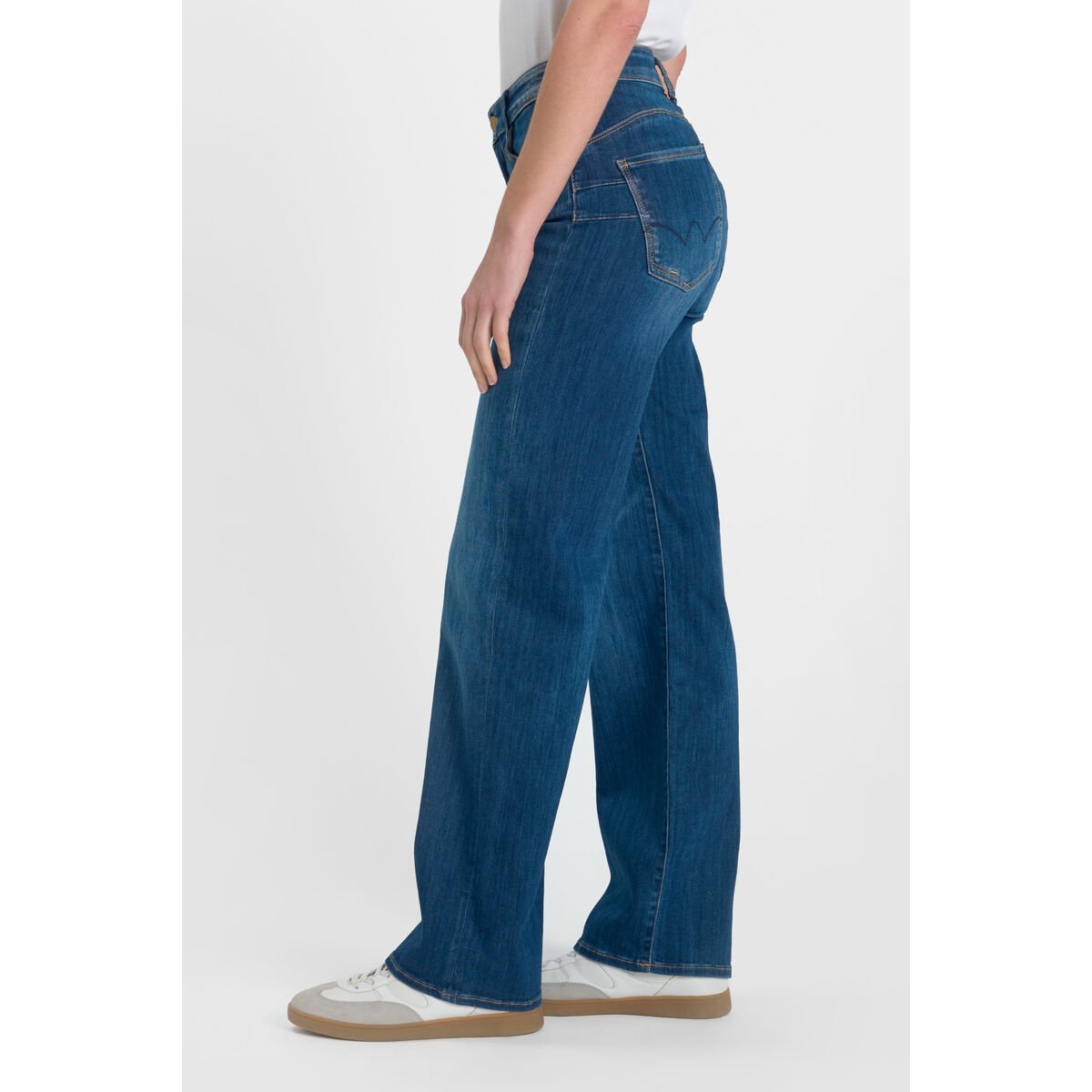 Jeans loose, large pulp wide leg , longueur 34 blue, LE TEMPS DES CERISES