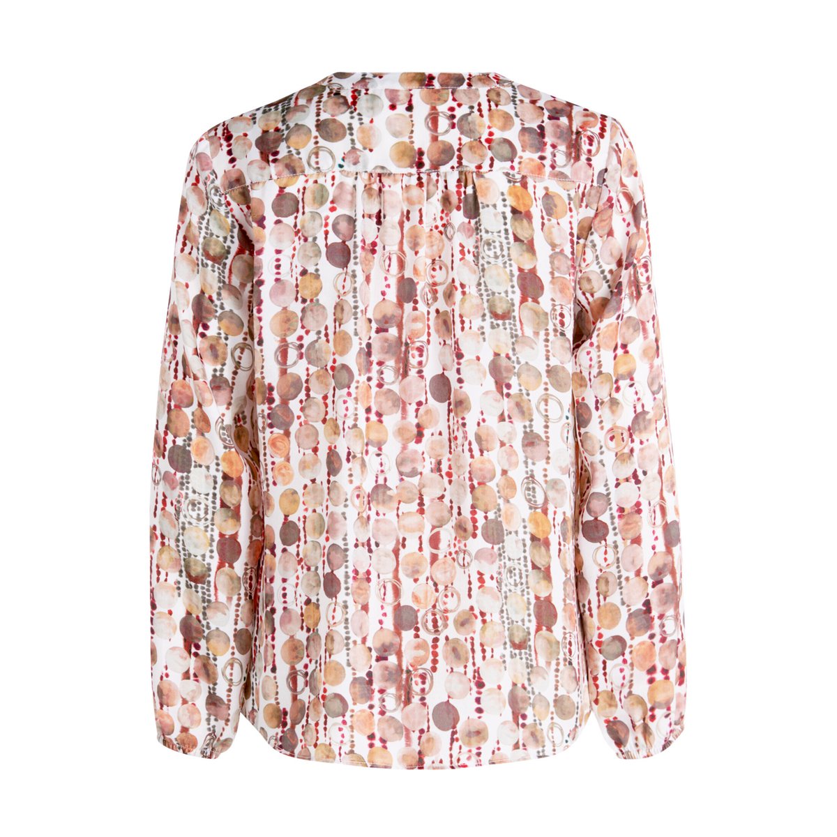 T-shirt façon blouse à motifs brown/red, CARTOON