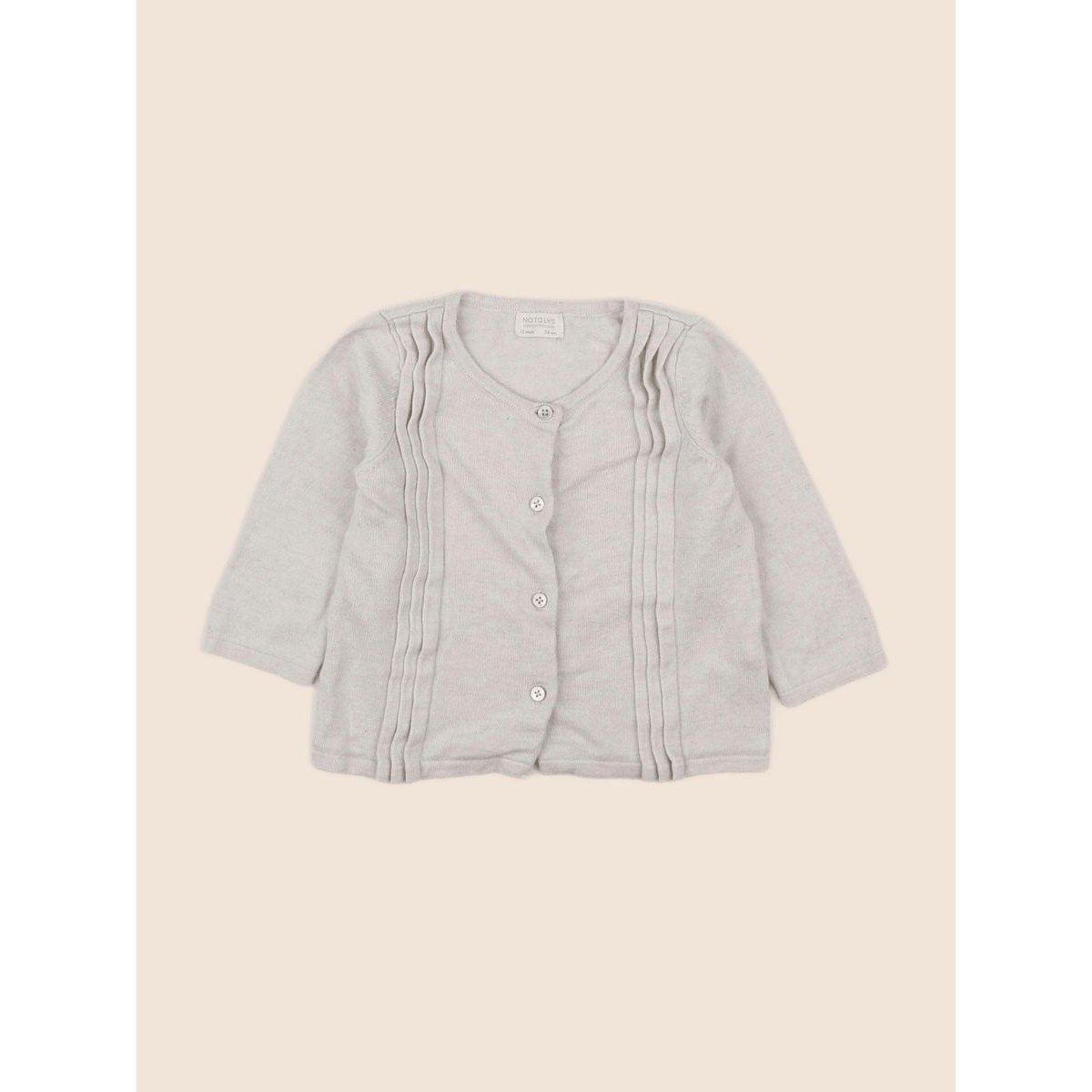 Gilet - Très bon état beige, NATALYS