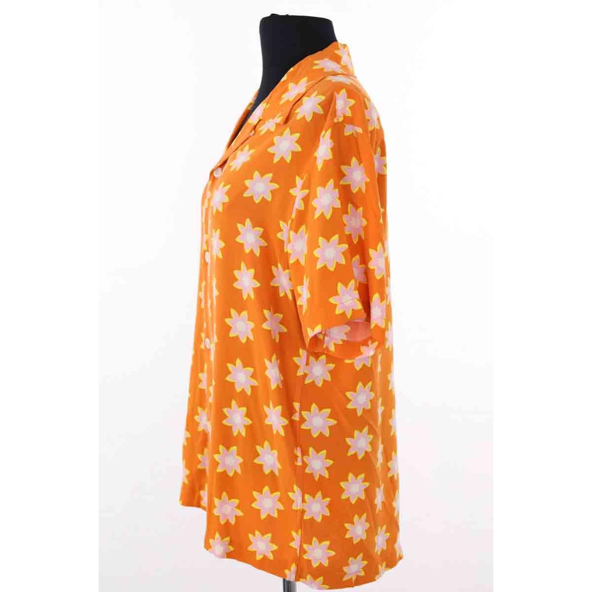 Chemise - Très Bon État orange, SANDRO