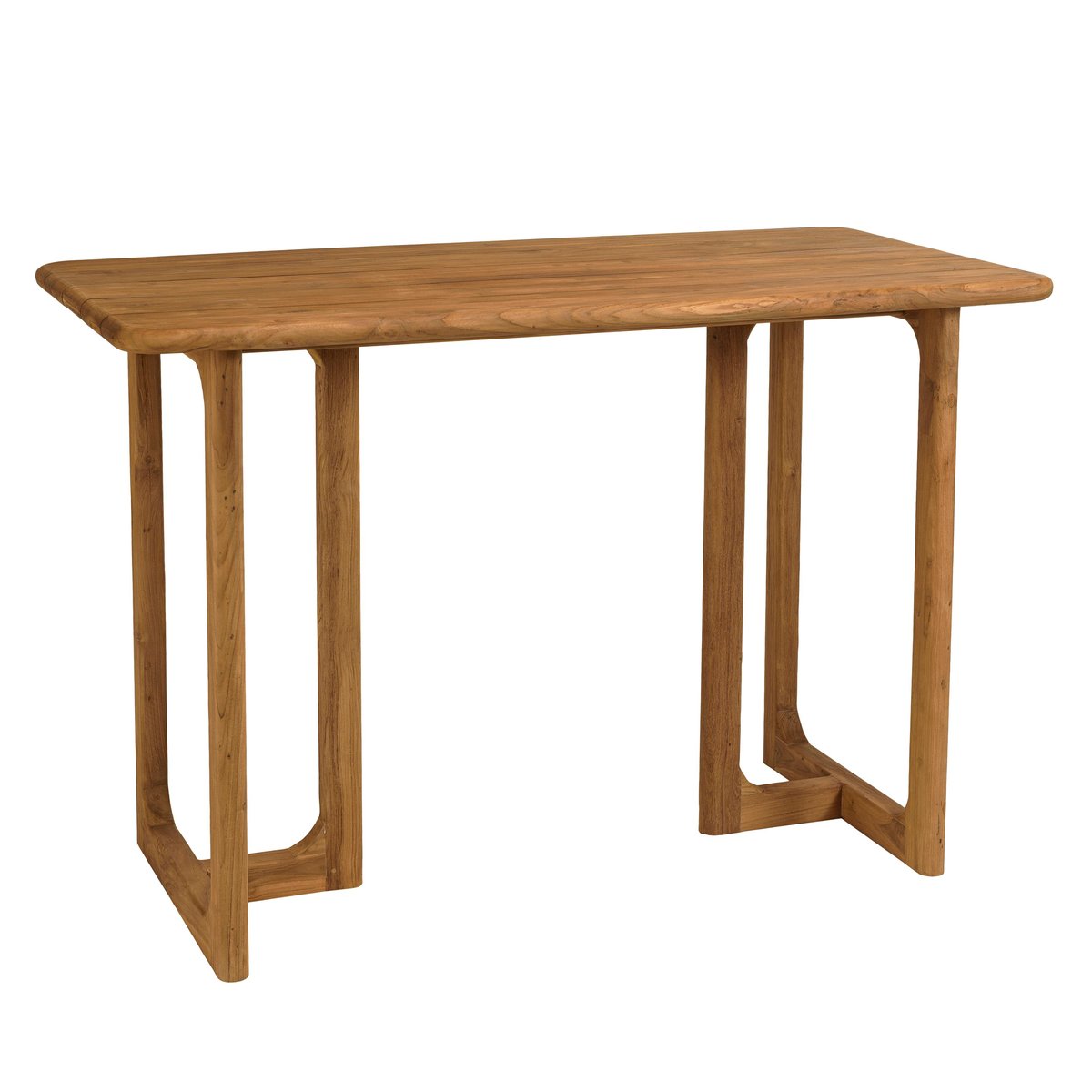 Bar de jardin 160 cm en teck recyclé ORIA bois naturel, PIER IMPORT