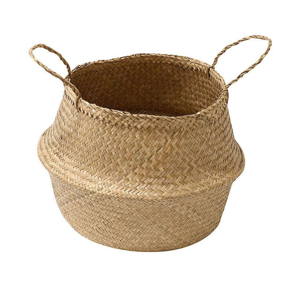 COMPACTOR - Panier de rangement naturel BELLY M - 35 x 35 x H.32 cm - Beige naturel, COMPACTOR