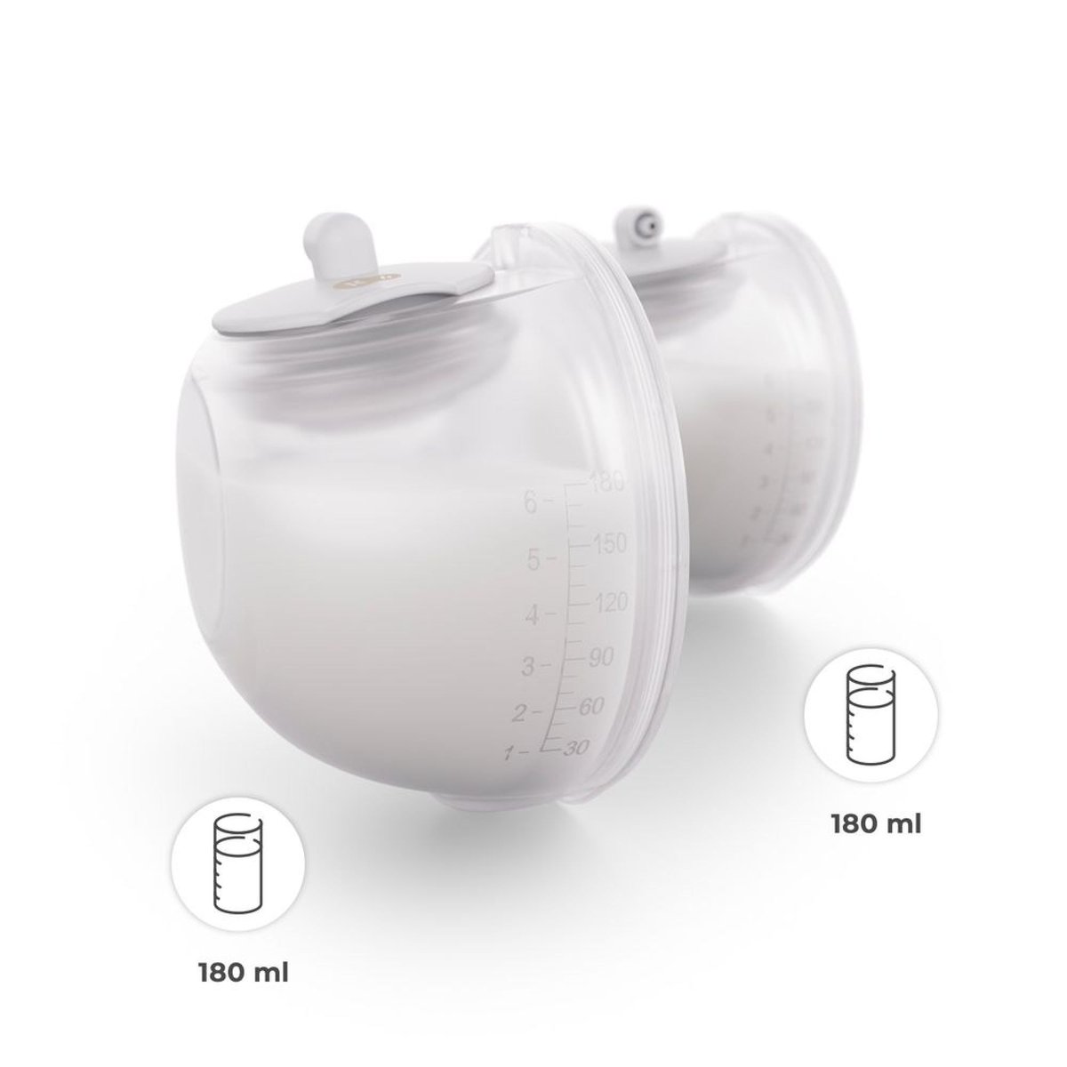 Tire-lait électrique double mains libres GENTLE NEST blanc, KINDERKRAFT