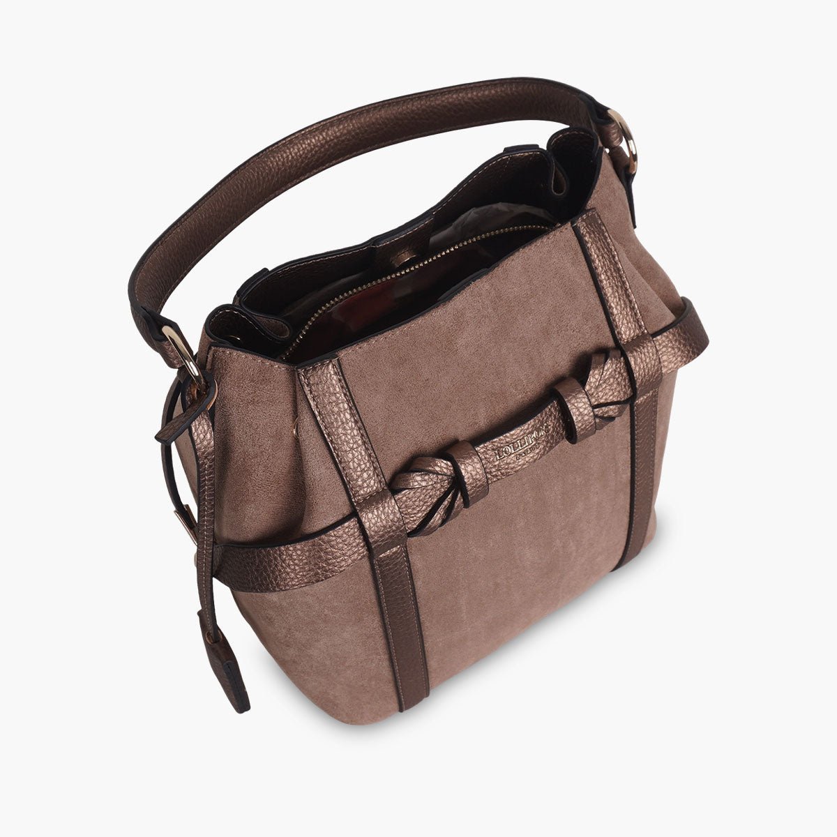 Sac seau Taja doré,taupe, LOLLIPOPS