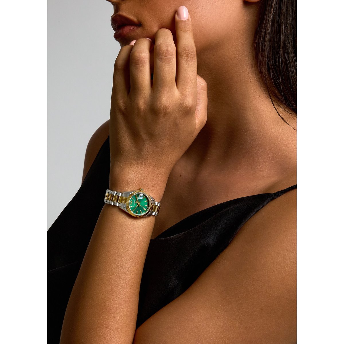 Montre multifonction CARIBE URBAN MINI vert, finition : sunray, PHILIP WATCH
