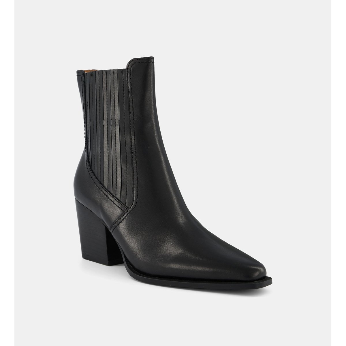 Bottines western chelsea cecilia cuir noir, GALERIES LAFAYETTE