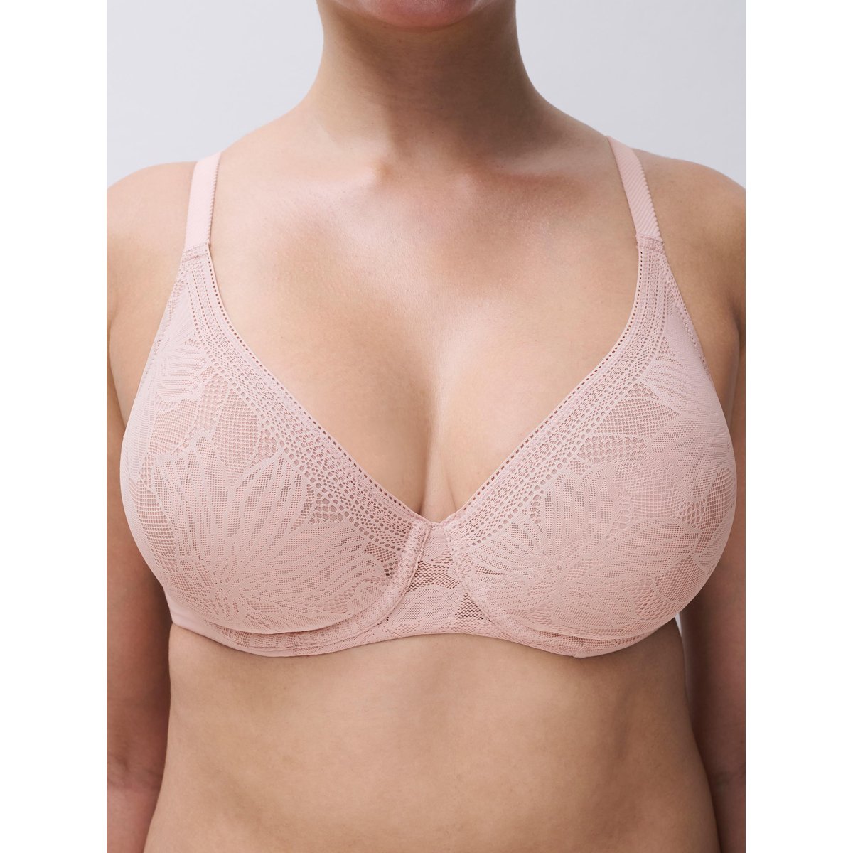 Soutien-gorge moulé emboîtant OSMOSE vieux rose, CHANTELLE