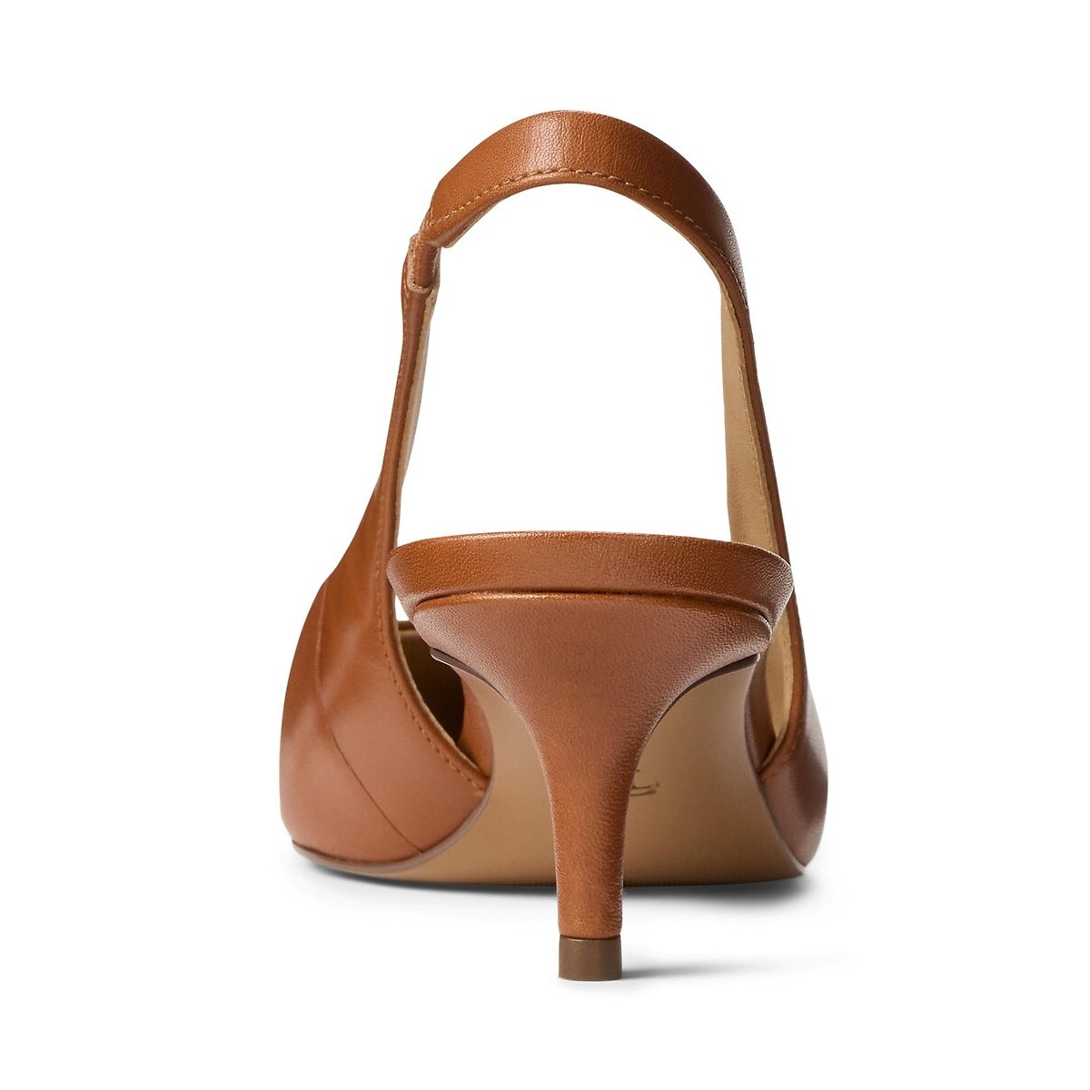 Lolah Leather Slingback Heels tan, LAUREN RALPH LAUREN