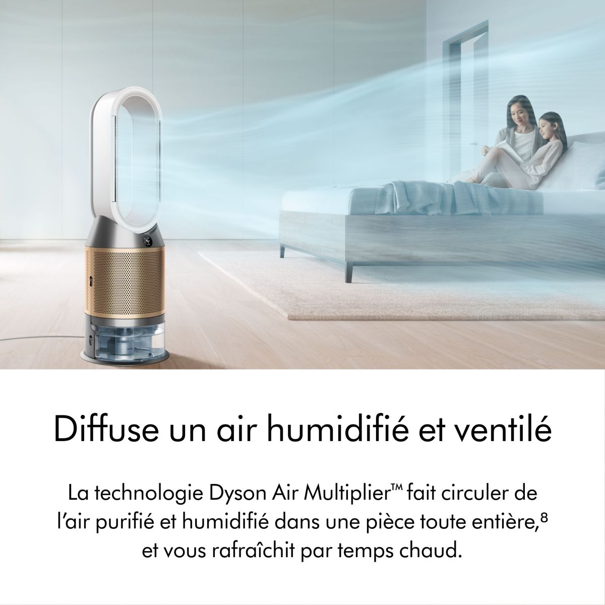 Purificateur d'air, ventilateur, humidificateur Humidify +Cool PH2 De-Nox couleur unique, DYSON
