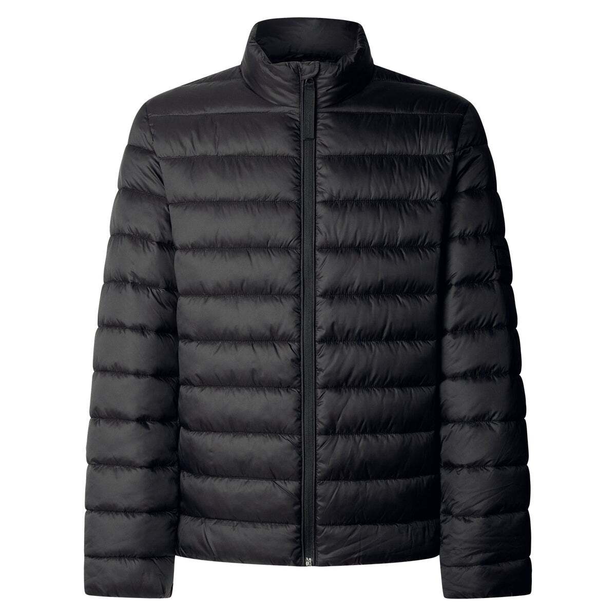 Doudoune Matelassée À Col Montant noir, PEPE JEANS