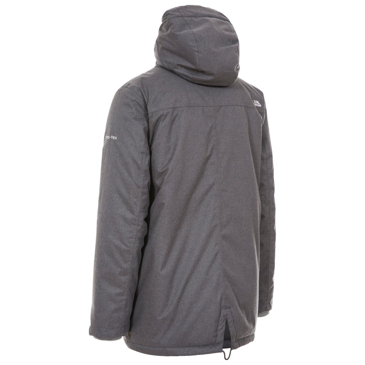 Veste imperméable GLOVER gris chiné, TRESPASS