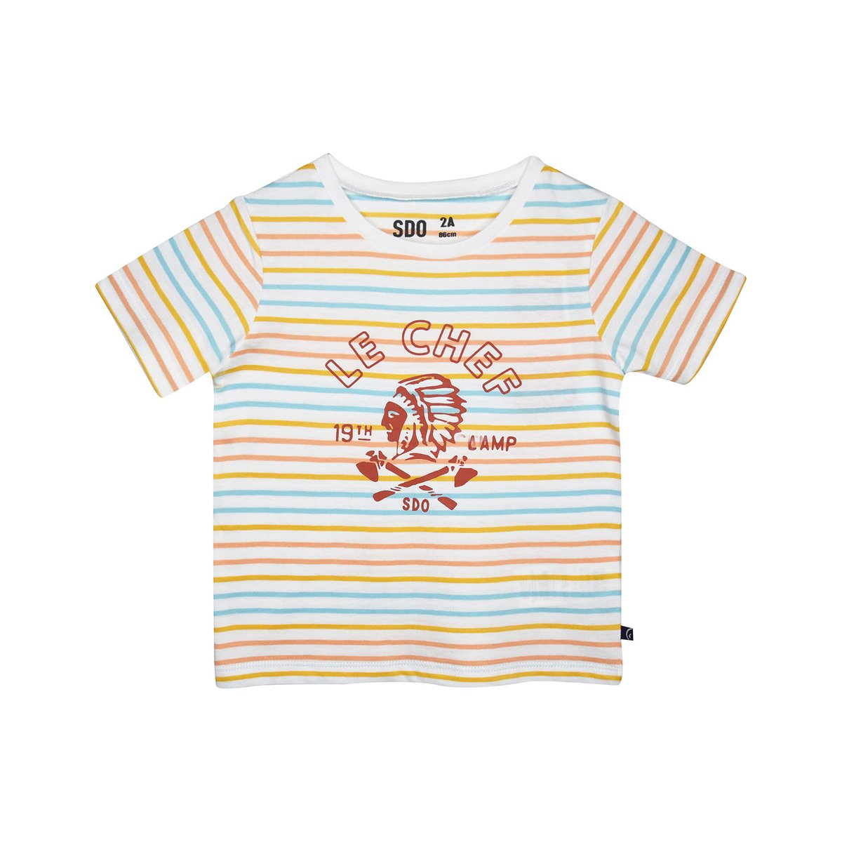 Tee shirt gaston manches courtes enfant blanc, SUCRE D'ORGE