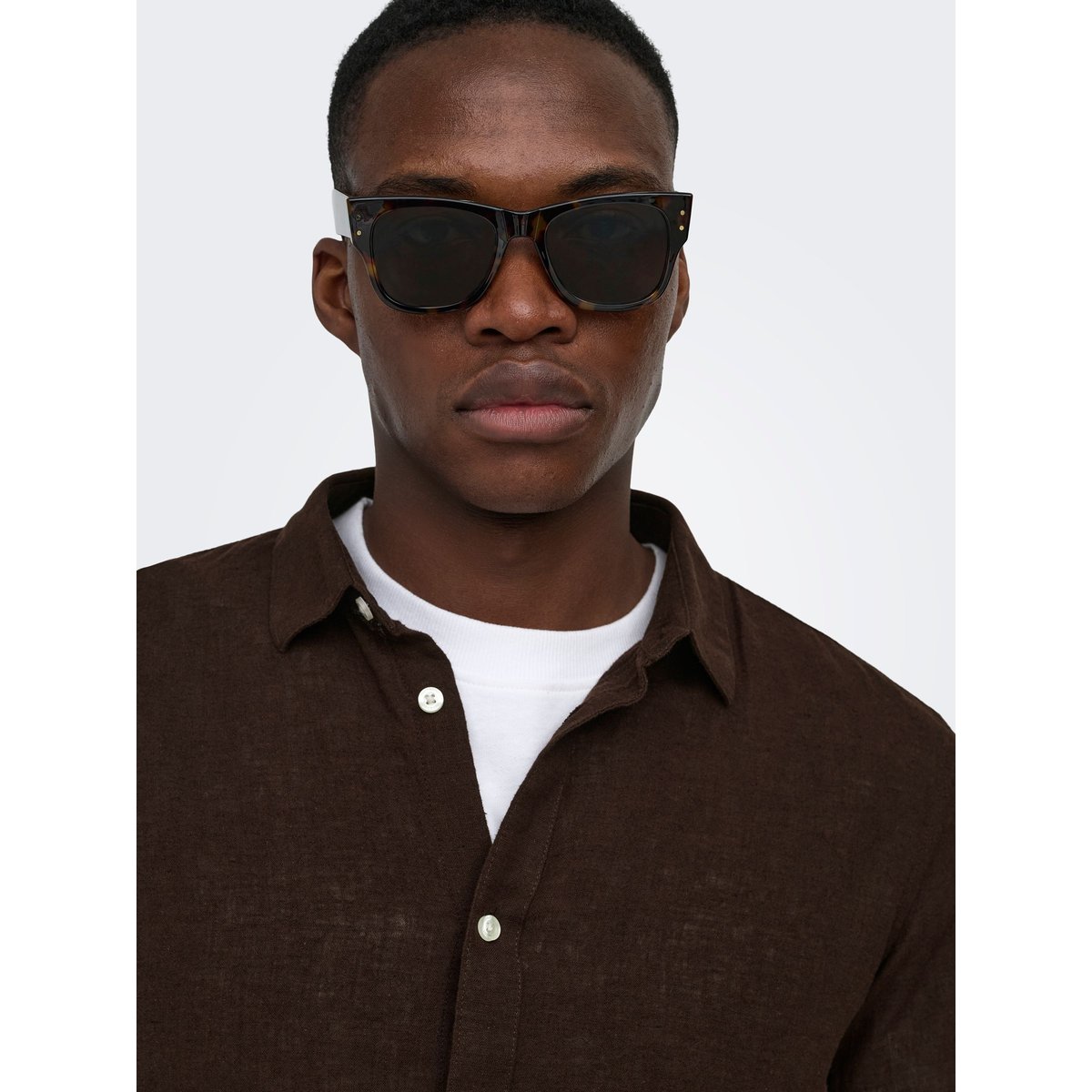 Chemise coffee bean 1, ONLY & SONS