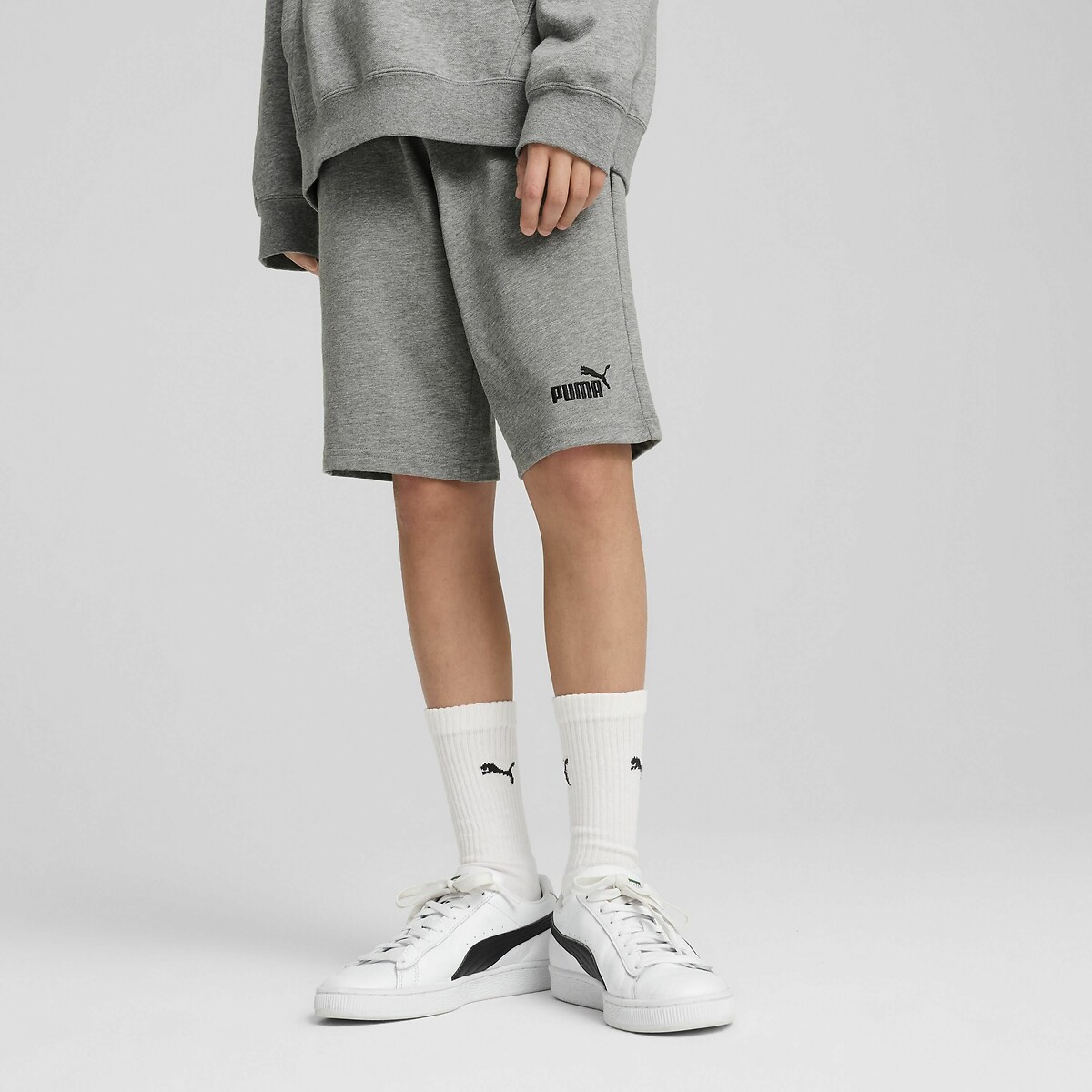 Short en molleton gris, PUMA