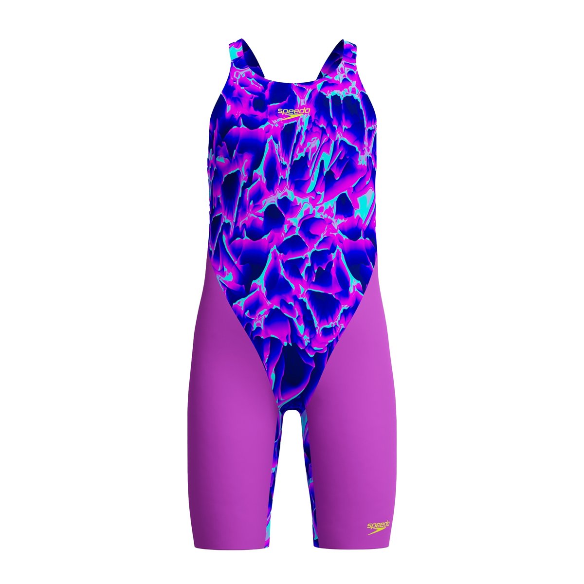 Maillot de bain shorty motif/style imprimé numérique FASTSKIN ENDURANCE+ MAX violet, SPEEDO