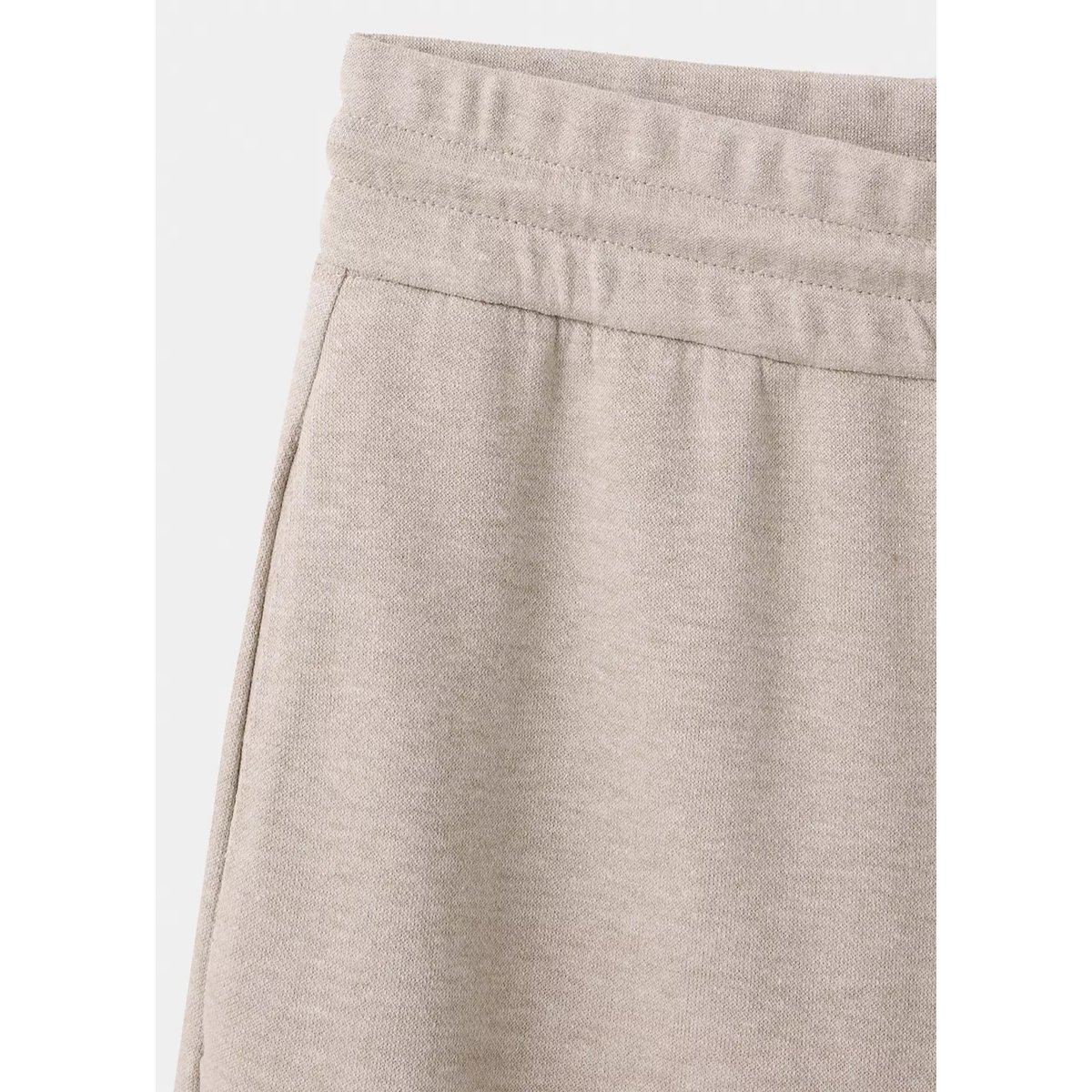 Pantalon droit maille fine écru, MANGO