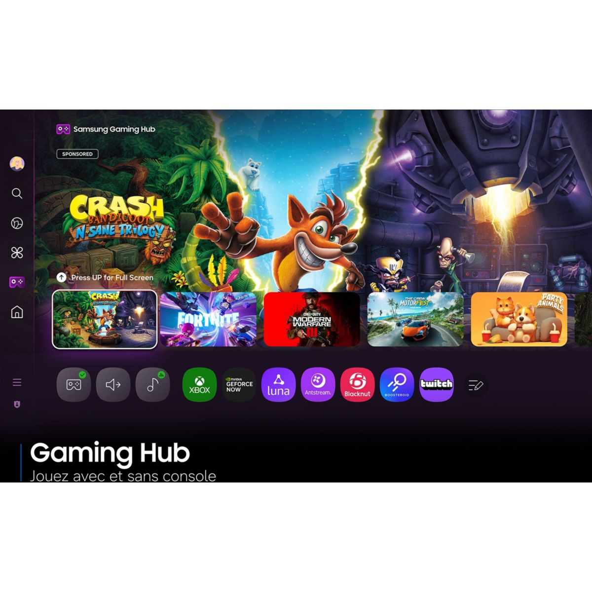 TV LED TU43U8005H (2026) 43" (108 cm) 4K Ultra HD - Smart TV avec IA couleur unique, SAMSUNG