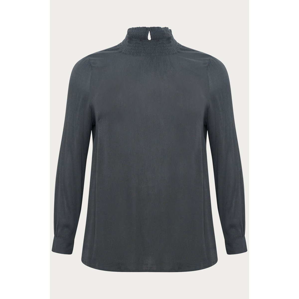 Blouse à manches longues noir black oyster, KAFFE CURVE