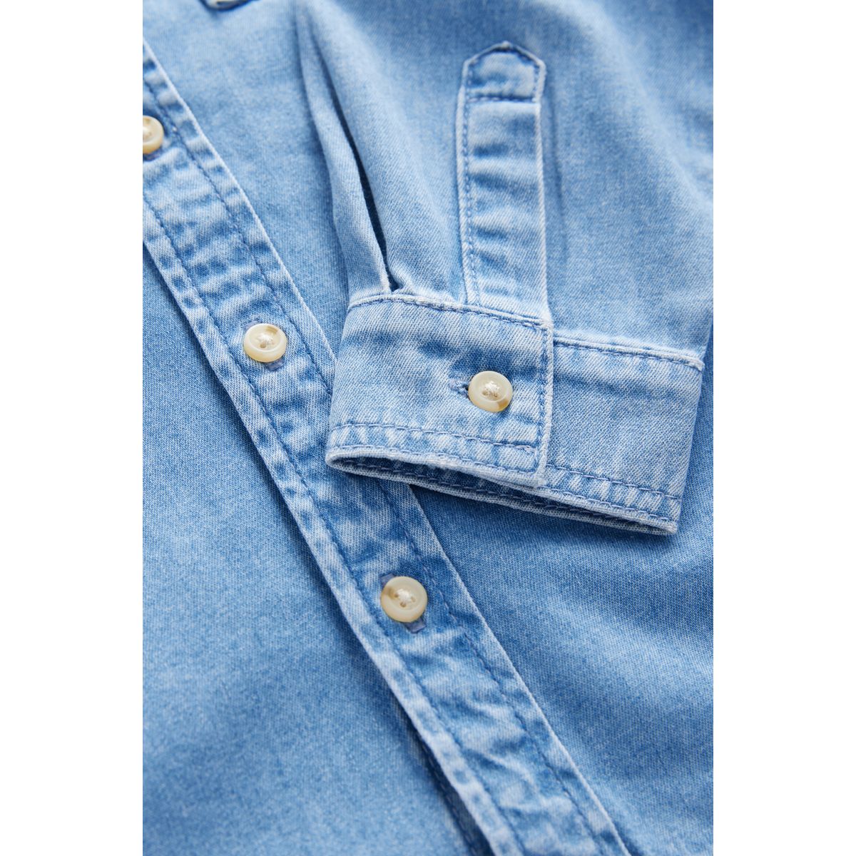 Chemise en jean à manches longues jena bleu, NEXT