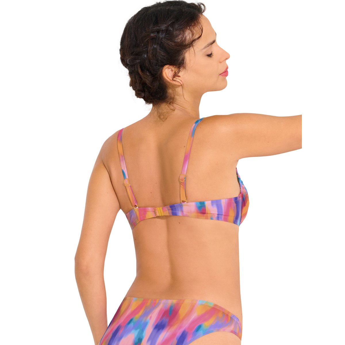 Haut maillot de bain préformé JERSEY orange, LISCA