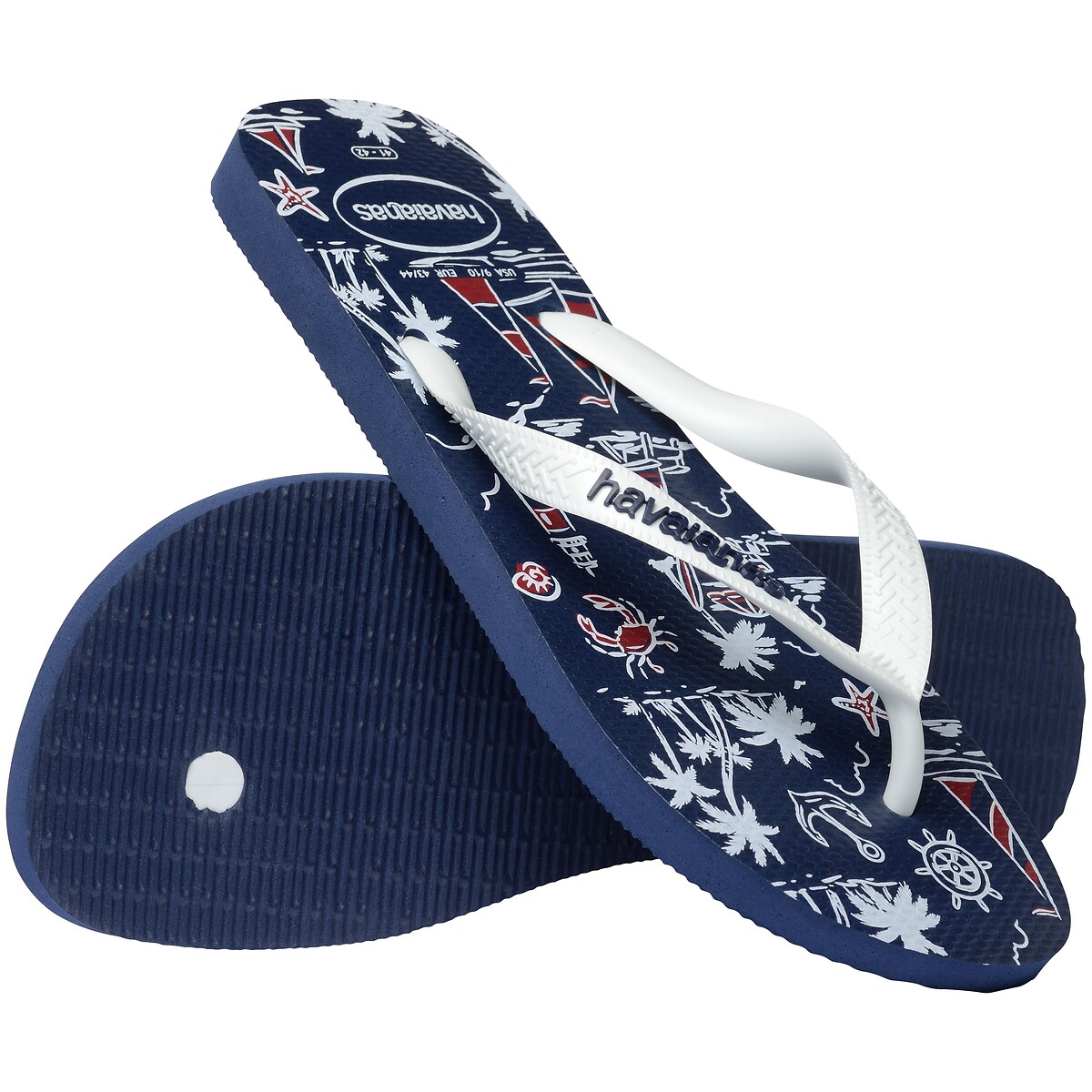Tongs Hav. Top Nautical bleu marine, HAVAIANAS