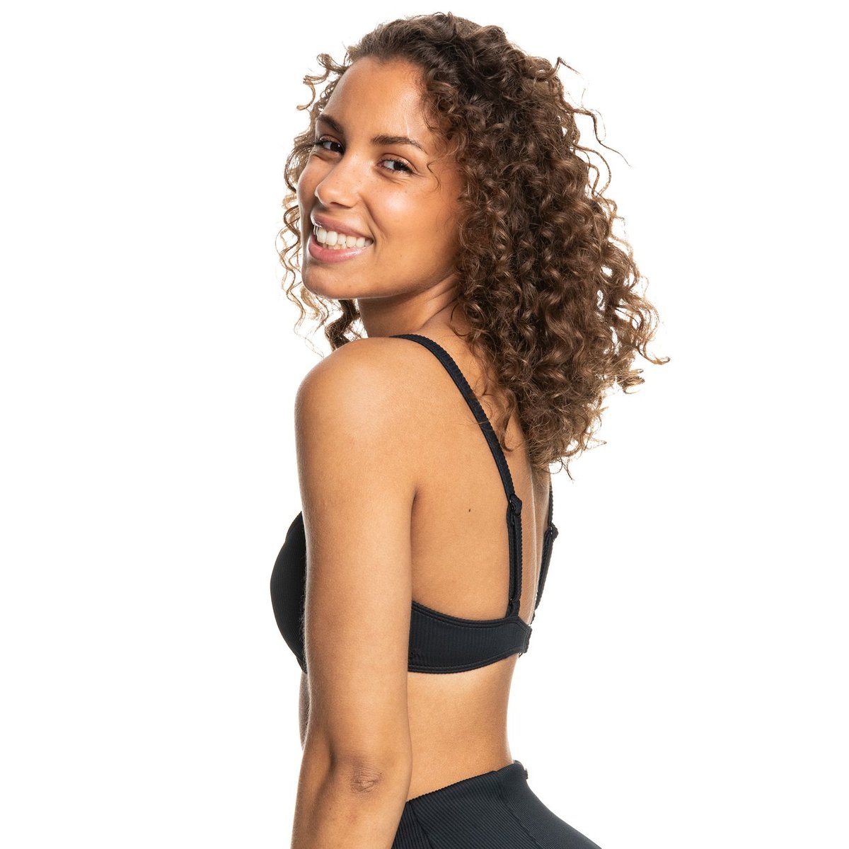 Haut de maillot de bain bikini brassière à armatures. noir anthracite, ROXY
