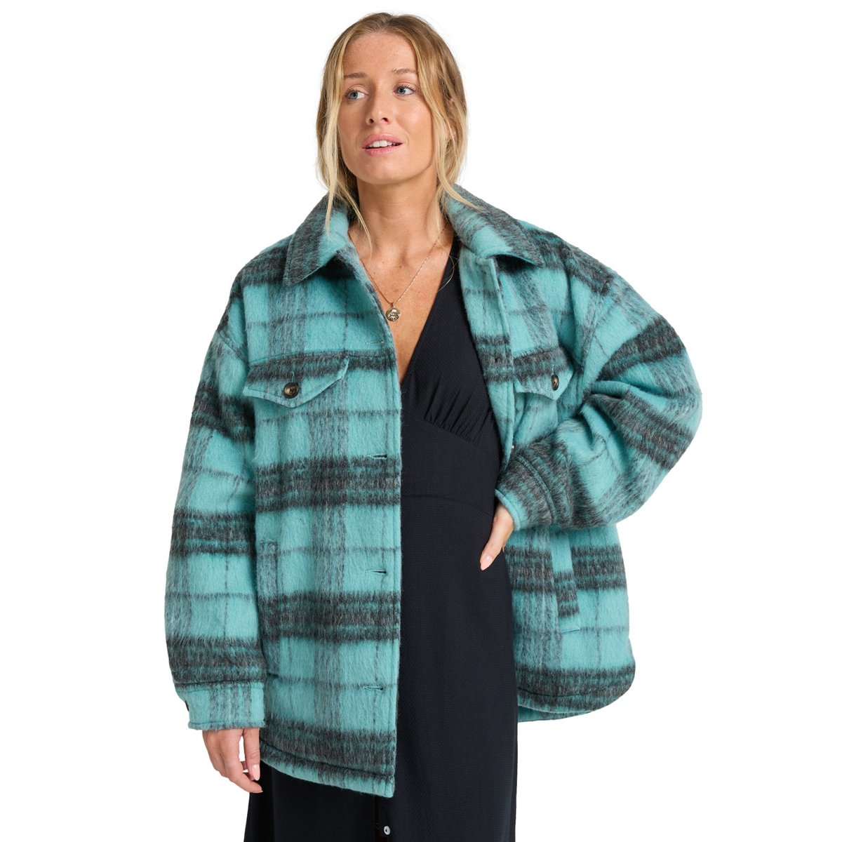 Veste trucker oversize LUCKY STAR bleu misty blue, BILLABONG