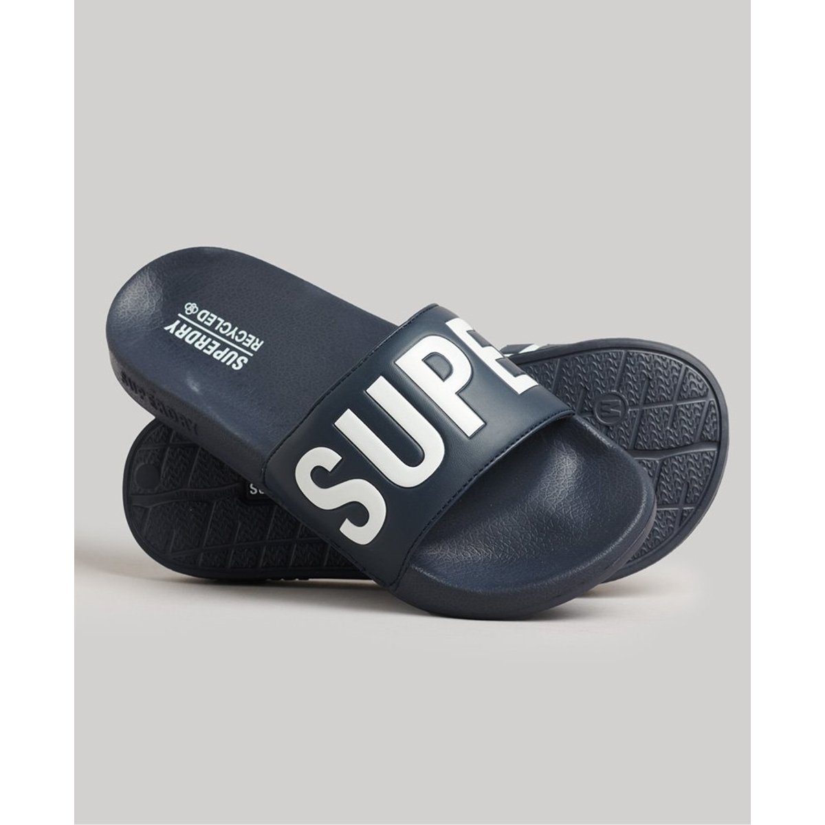 Claquettes de piscine Code Core bleu marine profond/optic, SUPERDRY