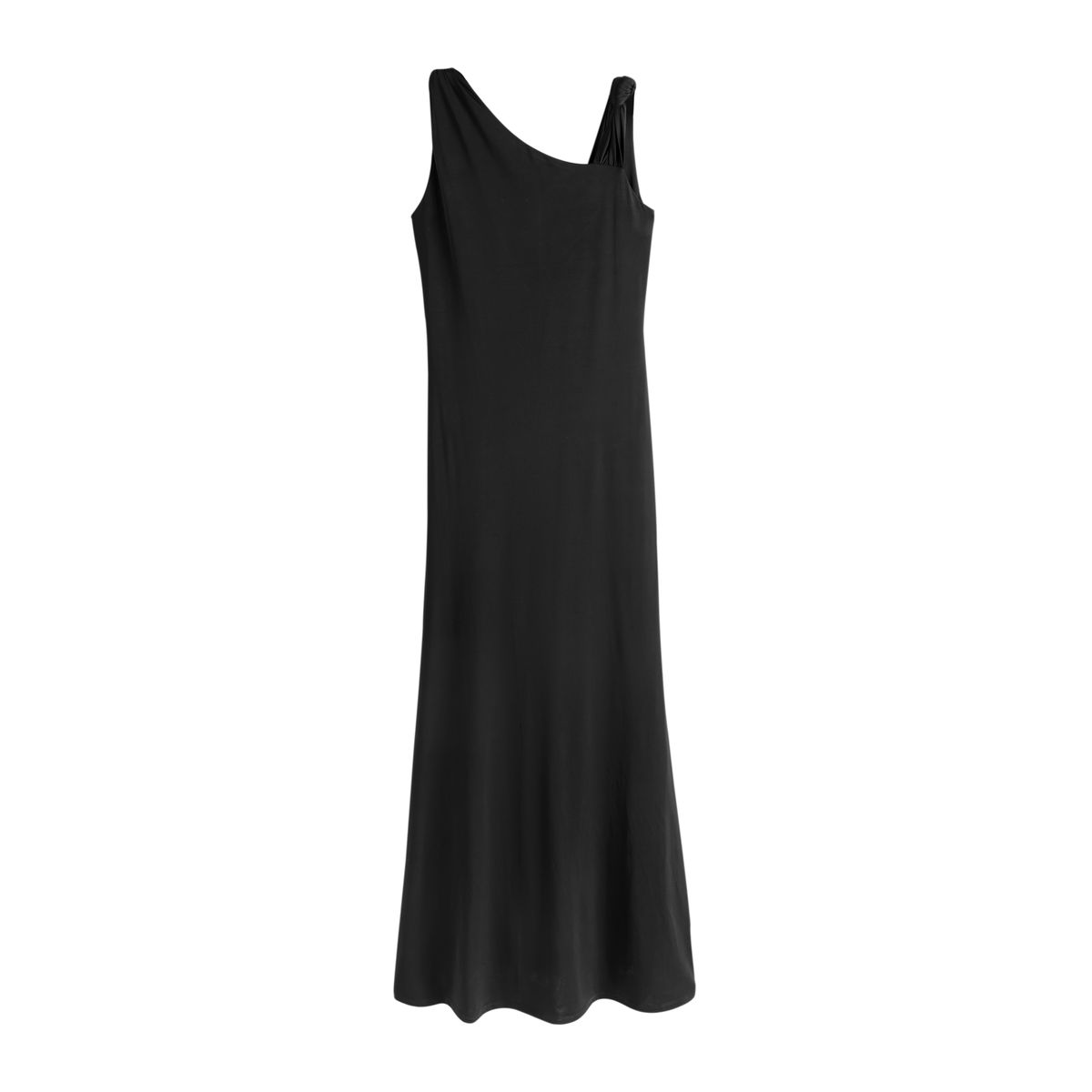 Robe de cérémonie maxi à col bénitier noir, NEXT