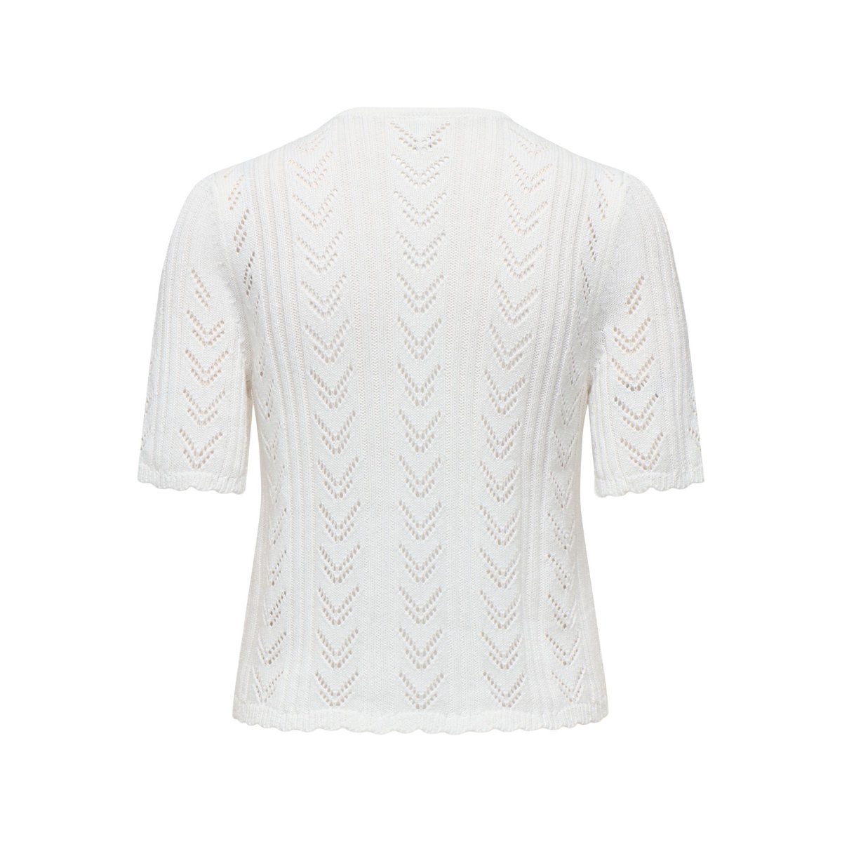 T-Shirt En Maille cloud dancer, ONLY