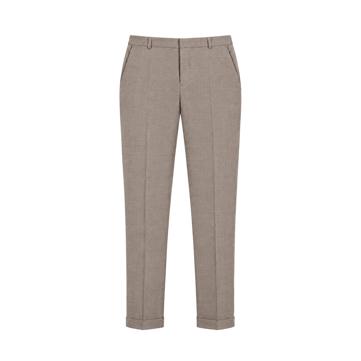 Pantalon de costume chiné TRAVEL SUIT* marron, IKKS