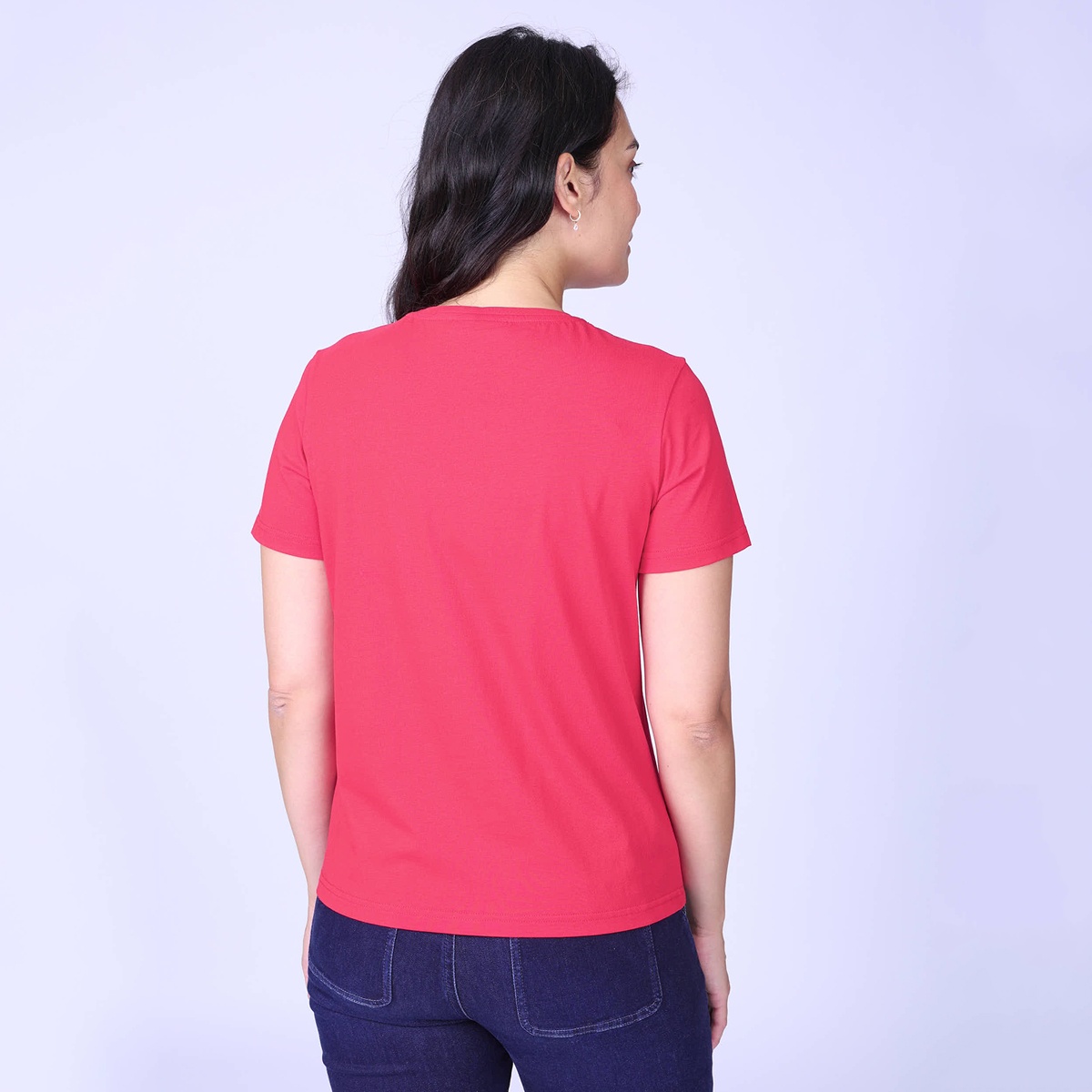 T-shirt Bonjour rouge, MISE AU GREEN