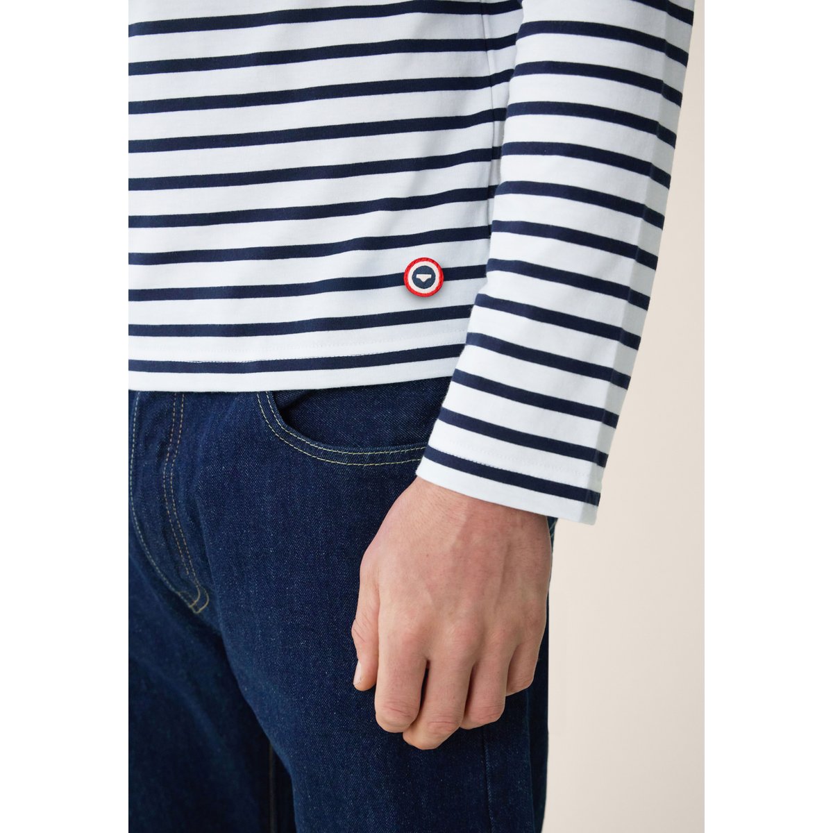 Marinière rayée bleue Mariniere bleu rayé, LE SLIP FRANCAIS