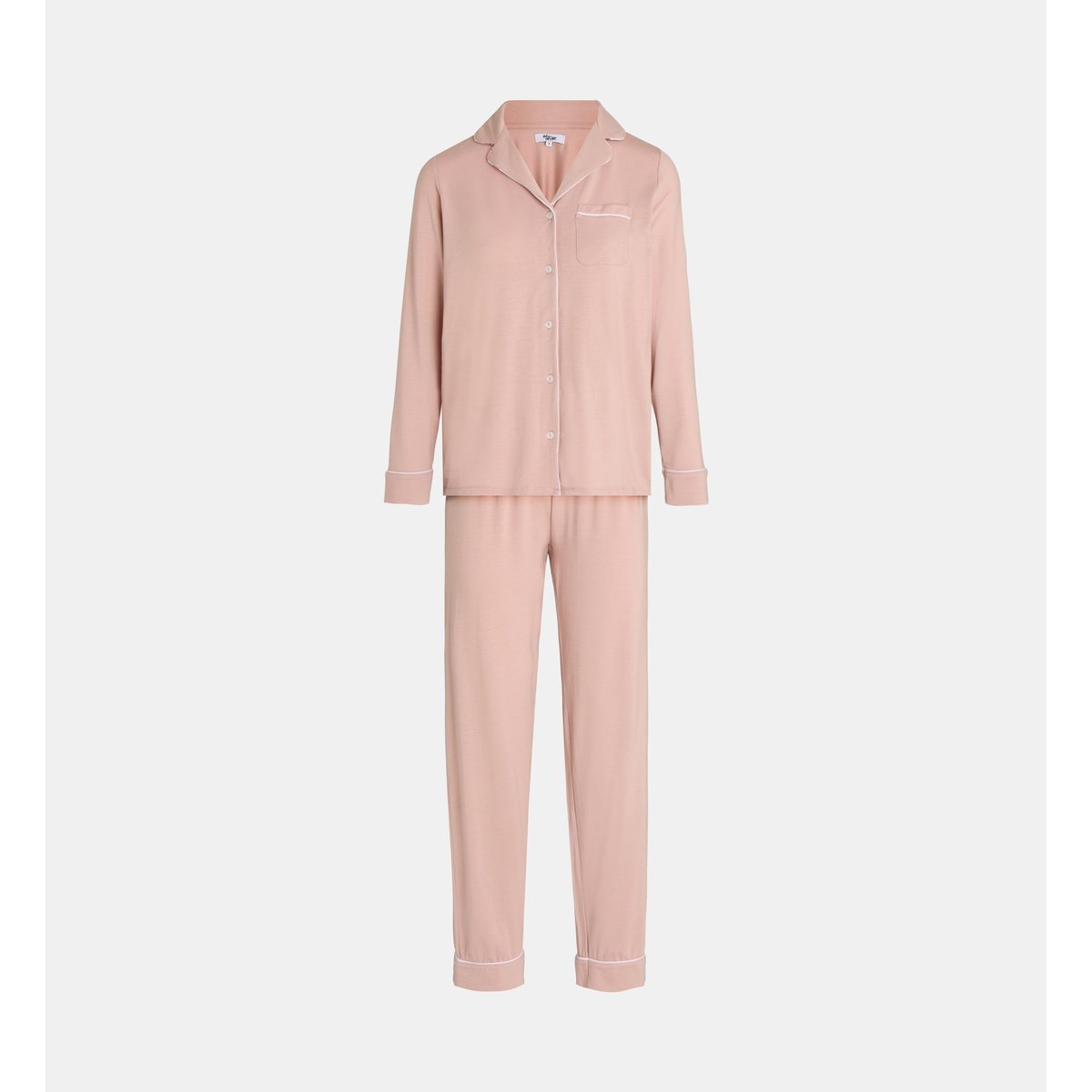 Ensemble pyjama long dera tencel rose, GALERIES LAFAYETTE