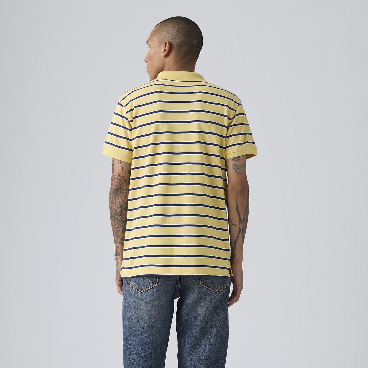 Polo manches courtes HM jaune rayé, LEVI'S