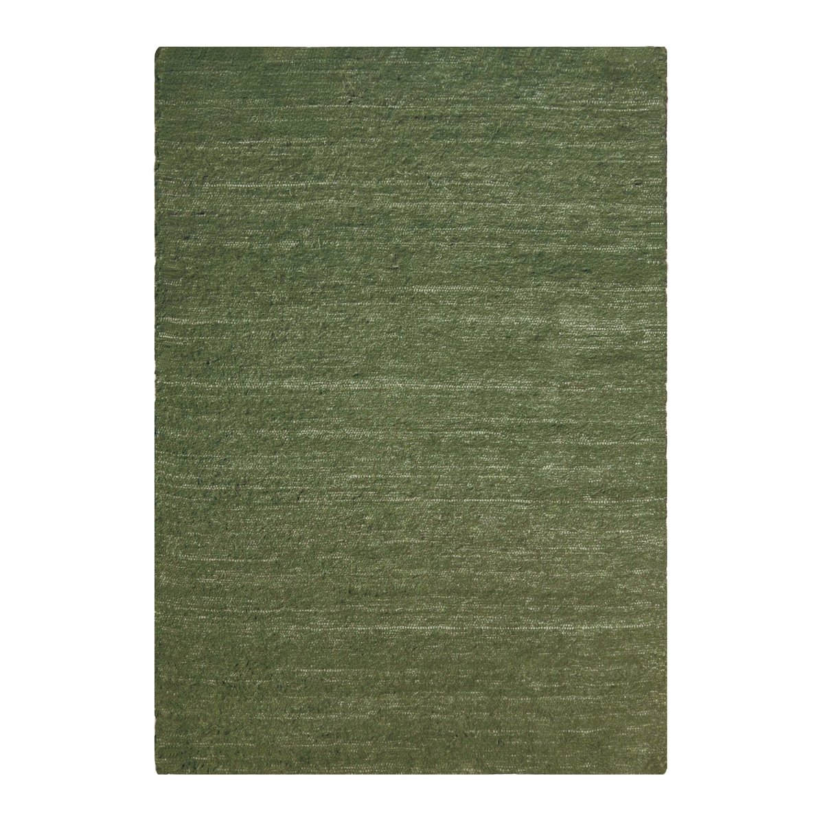 Tapis en coton recyclé tissé à la main AMALIA vert naturel, AFK LIVING