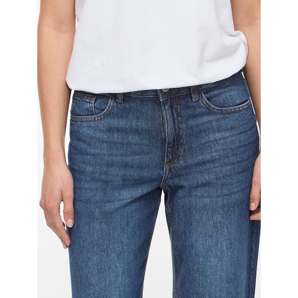 Jean À Coupe Ample bleu - dark blue denim1, VILA