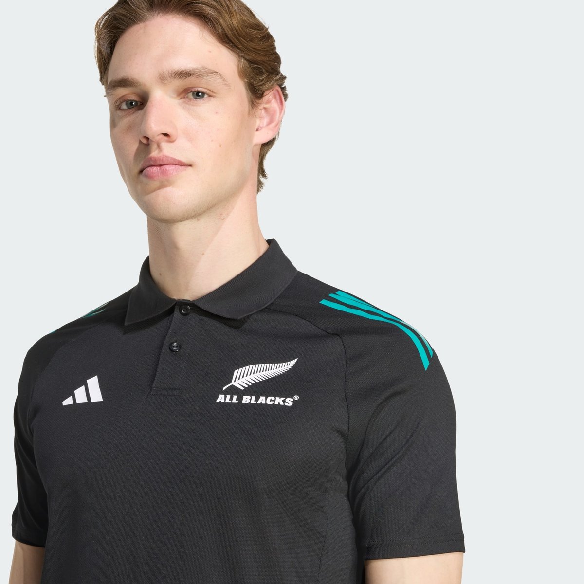 Polo D'entraînement All Blacks Polo D'entraînement All Blacks all black / pure teal, adidas Performance