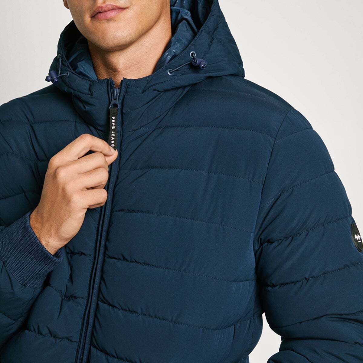 Doudoune Matelassée Impérmeable bleu dulwich, PEPE JEANS