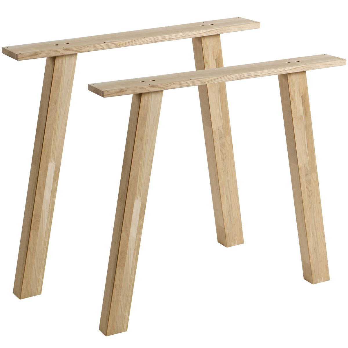 Pieds de table en chêne TABLO non traité, WOOOD