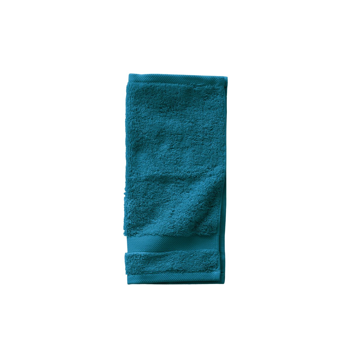 Lavette coton Lola II bleu paon LOLA II bleu paon, CARRE BLANC