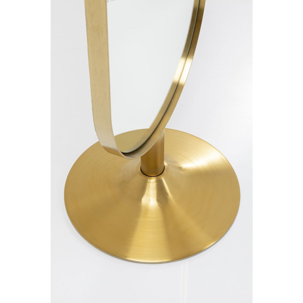 Miroir sur pied, CURVE laiton, KARE DESIGN