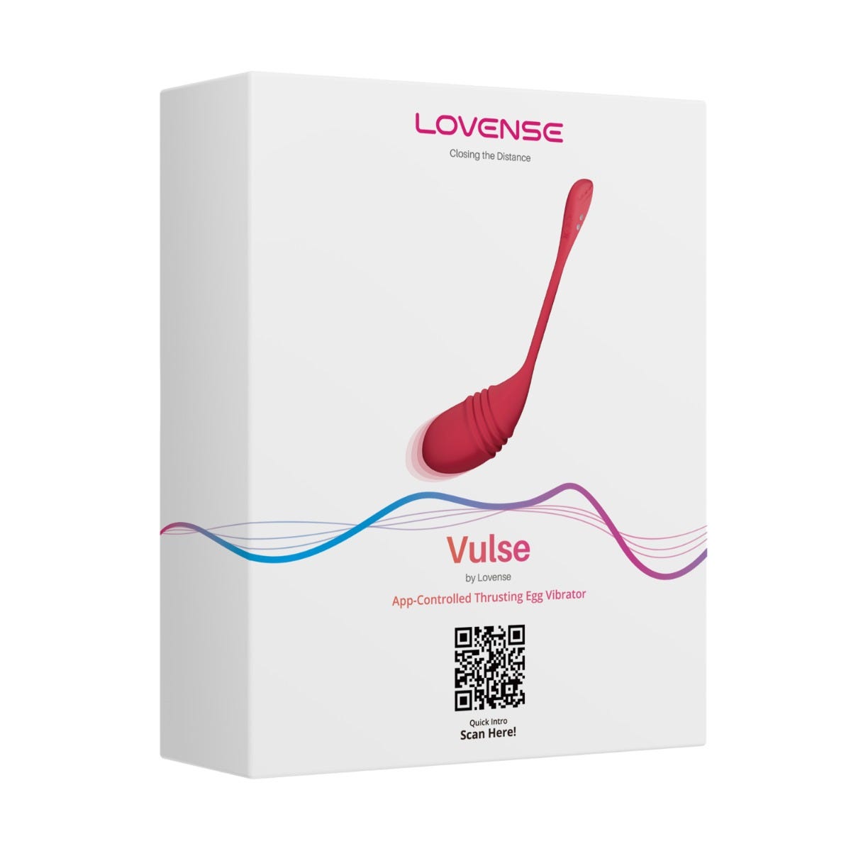 Oeuf Vibrant Connecté Vulse rouge, DORCELSTORE