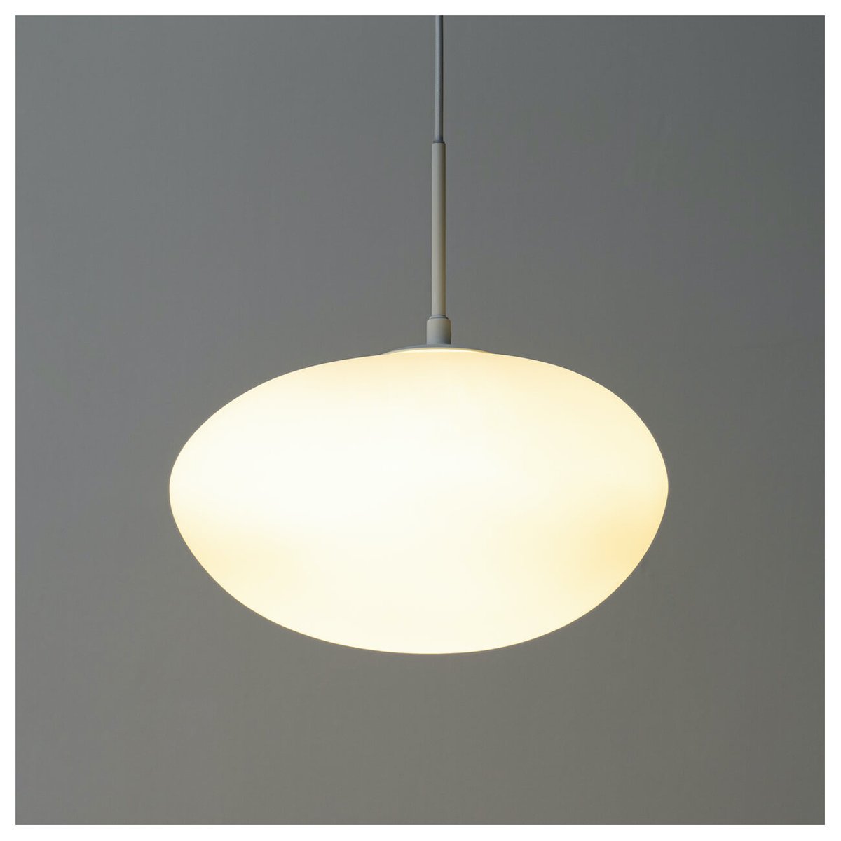 Suspension en verre au design sobre - VEGLIA blanc, KOSILUM
