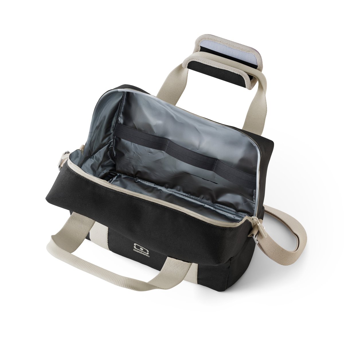 Sac isotherme grand format adulte 12L, Elegant noir, MONBENTO