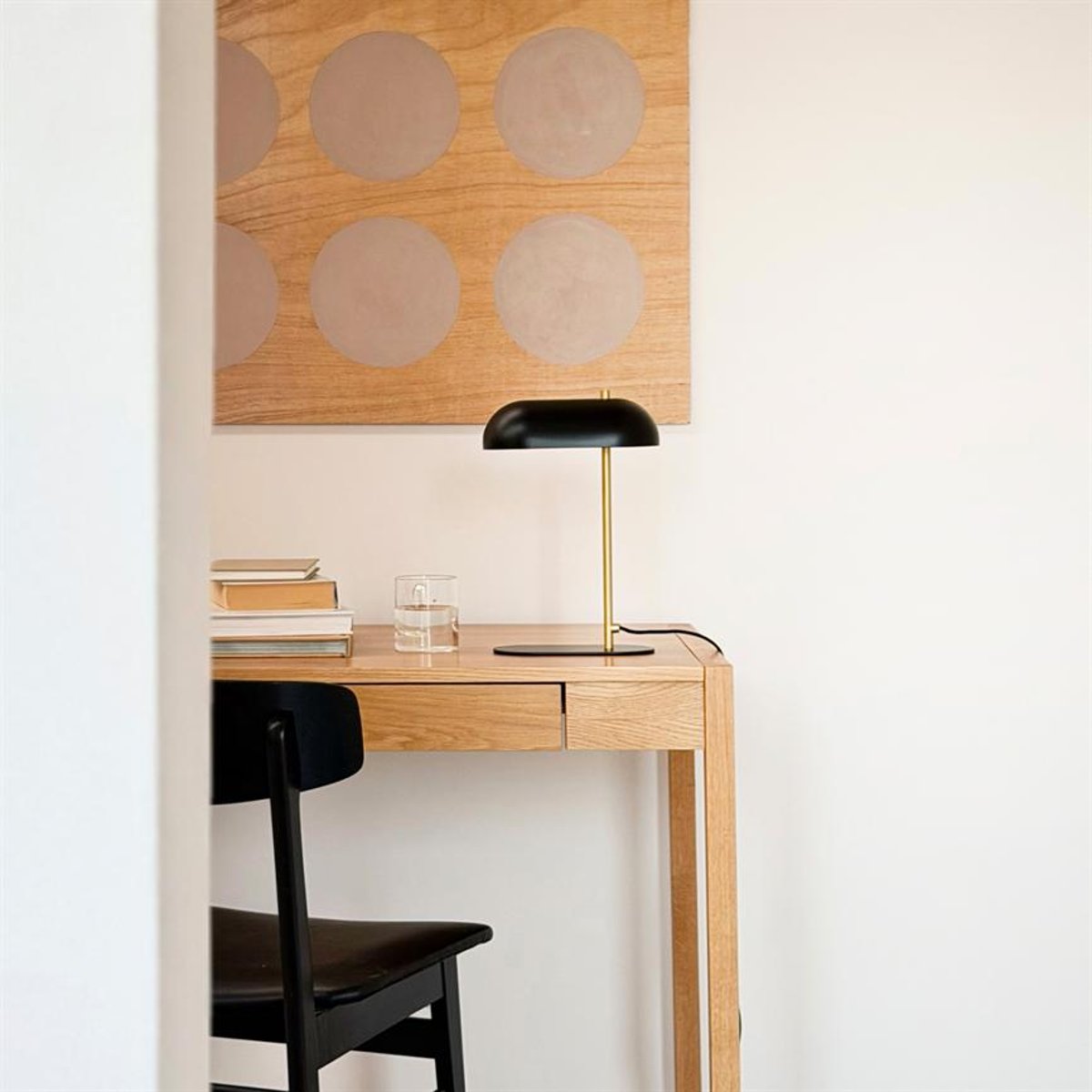 Lampe de table Arch Mini noir / laiton, DYBERG LARSEN