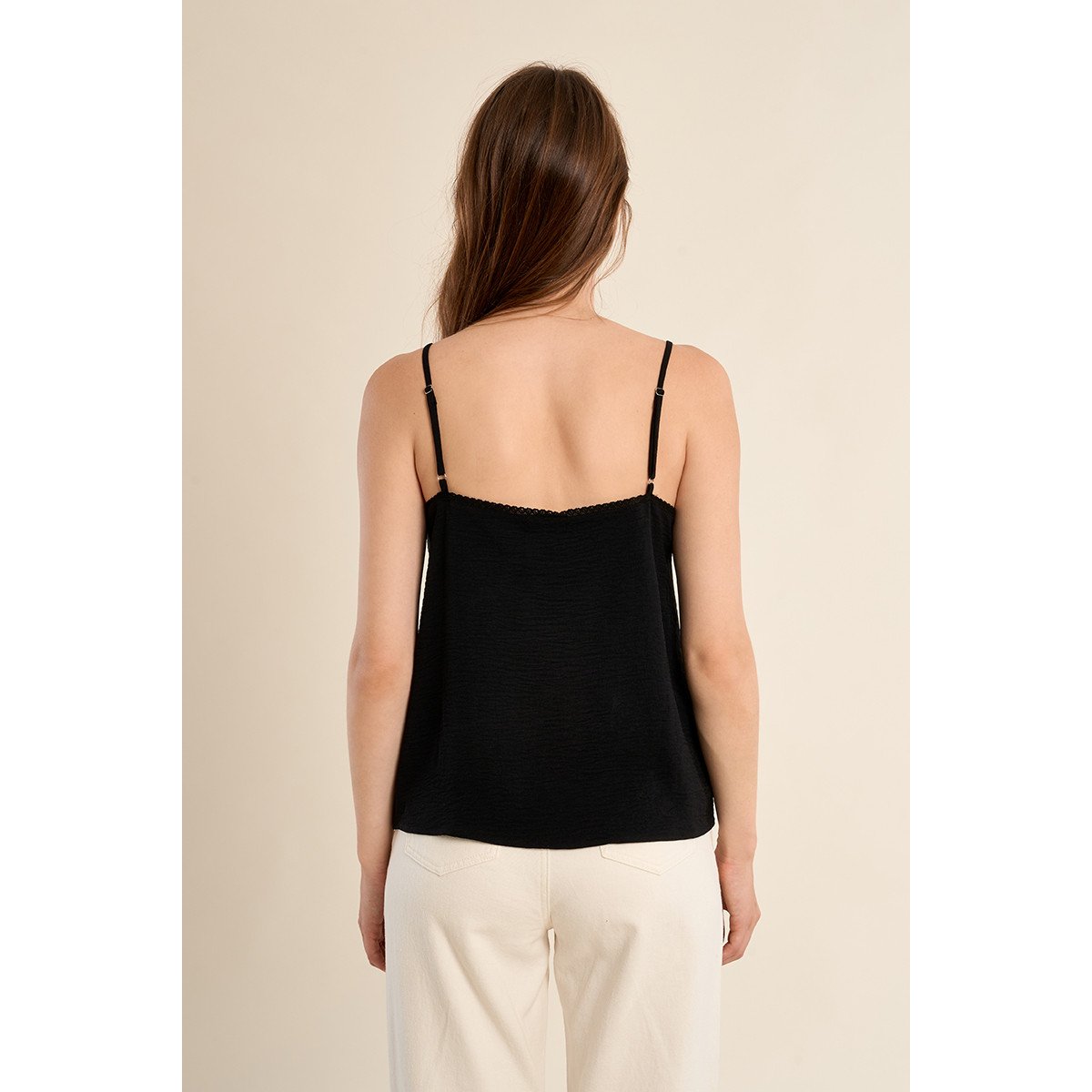 Top débardeur, basique noir, MOLLY BRACKEN