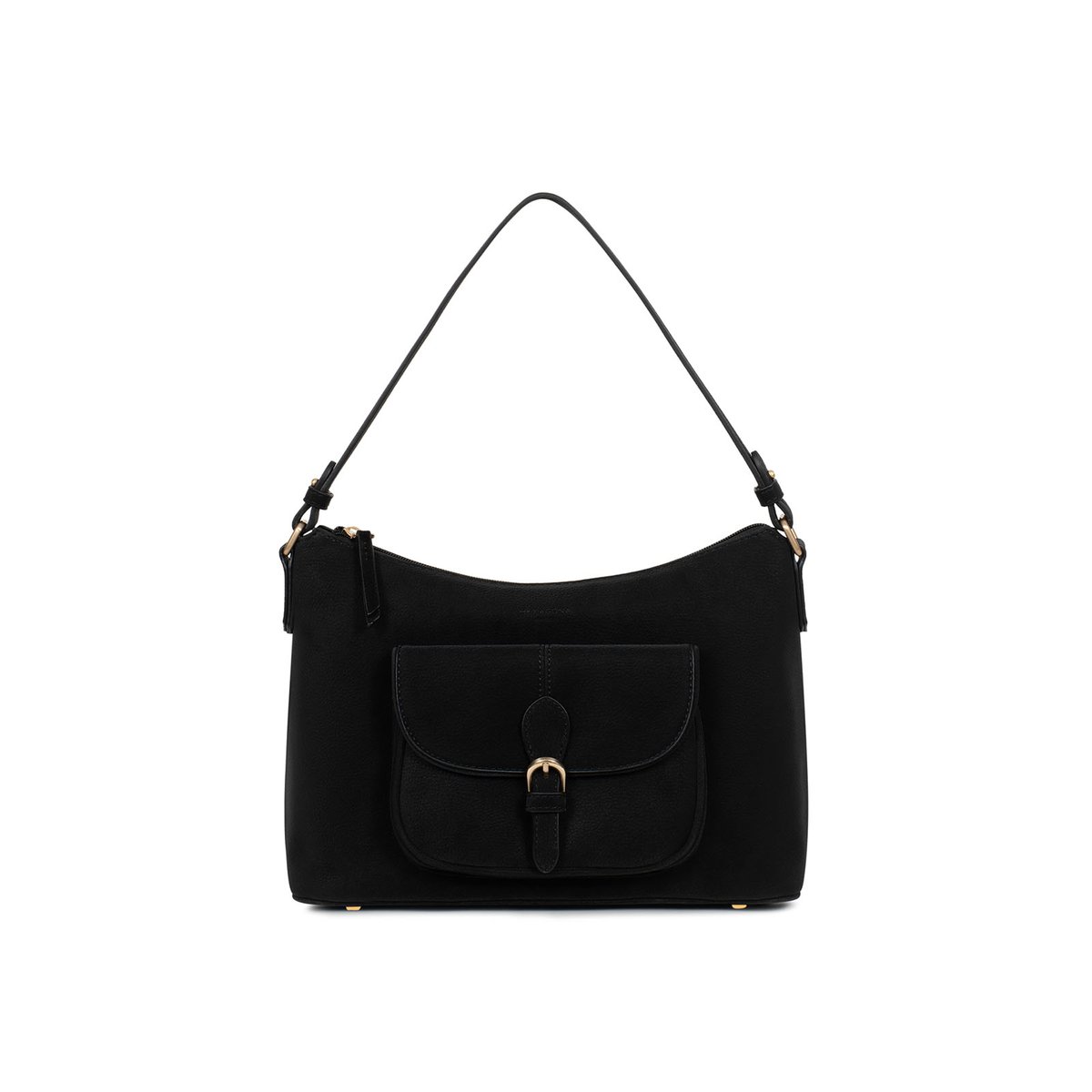 Sac porté épaule 1 anse EVE noir, HEXAGONA