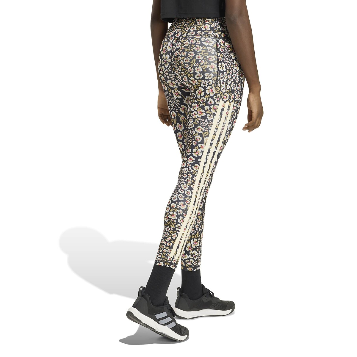 Legging de sport imprimé FARM RIO imprimé noir, adidas Performance