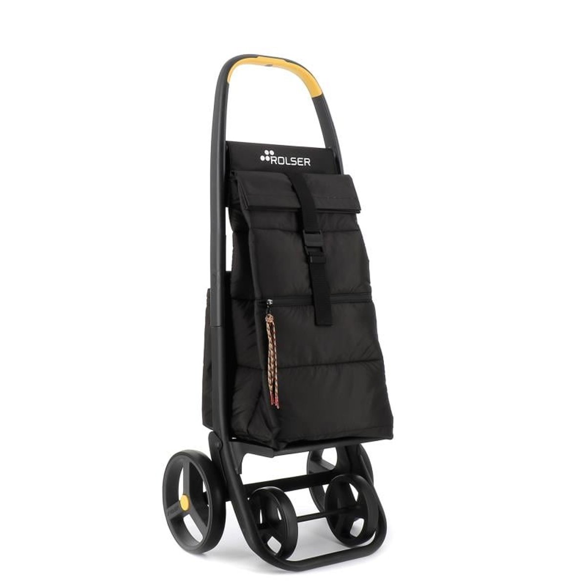 Chariot de course pliable 4 roues 8 PLUS ECOPEP noir, ROLSER